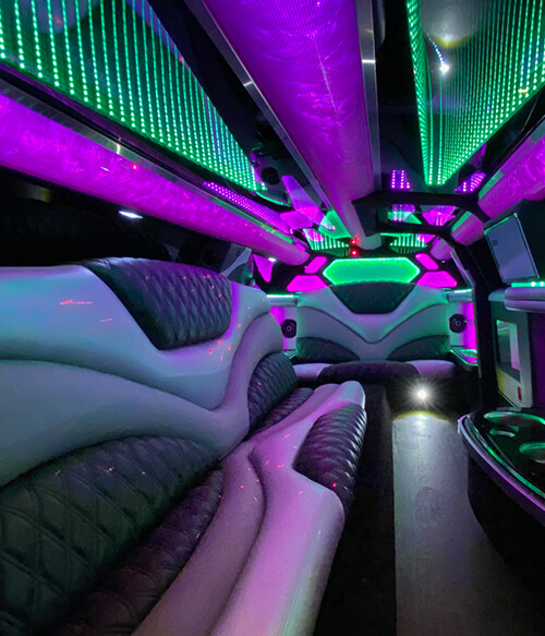 luxury limo interior