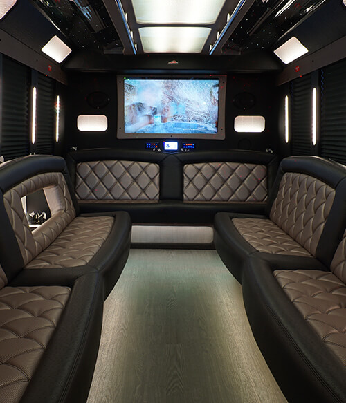 party bus interior